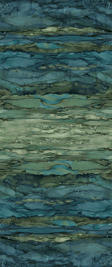 108" Wideback Bliss Ombre Ensemble Blue Spruce by Northcott #B24345-77