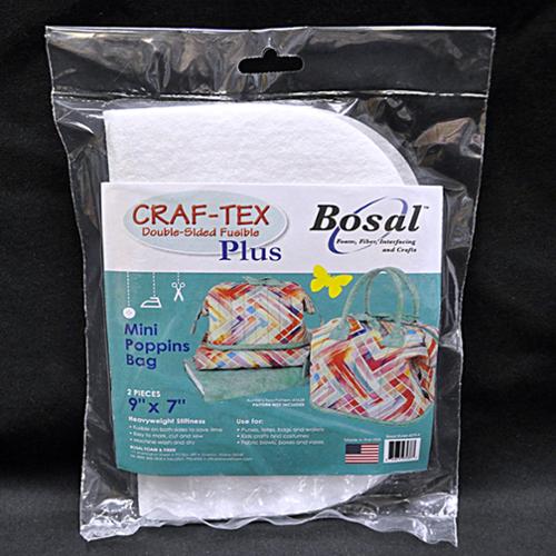 Craf-Tex Plus Double-sided Fusible by Bosal for Mini Poppins Bag