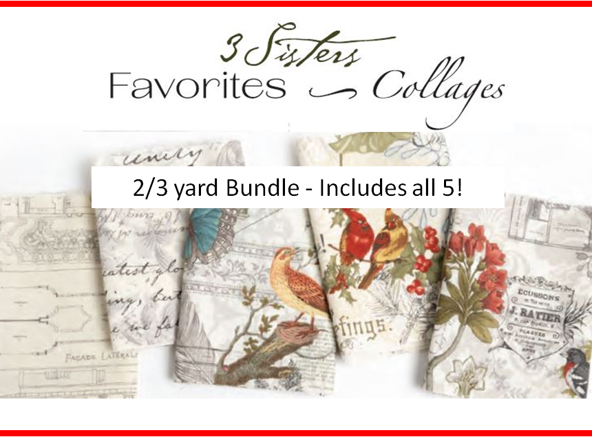 3 Sisters Favorite Collage Bundle by Moda Fabrics