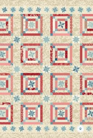 Stars and Stripes Kitchen Towel by Laundry Basket Quilts LBQ-1755-H