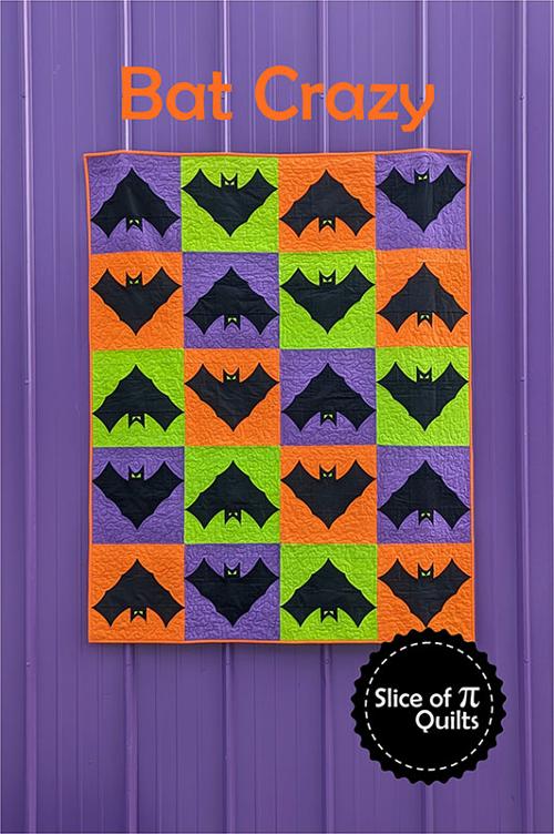 Bat Crazy Pattern SPQ 340 Slice of Pi Quilts