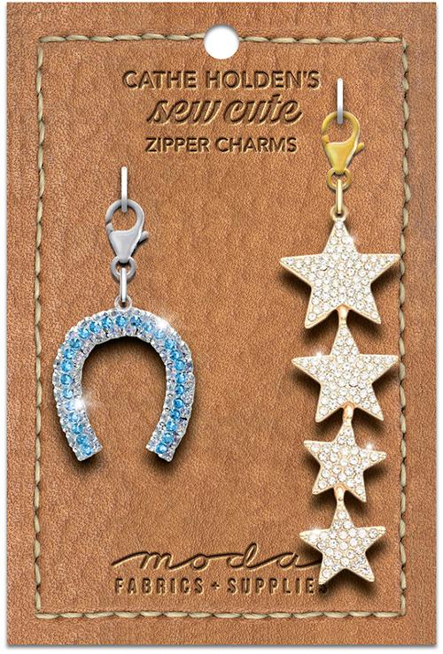 Horseshoe Stars Zip Pull 2ct CH172R Moda