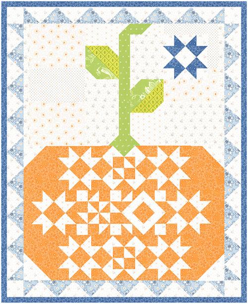 Pumpkin & Denim Pattern G FT 1992 Fig Tree Quilts