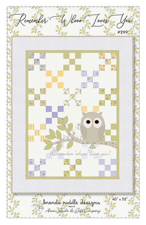 Remember 'Whooo' Loves You G AQ 299 Acorn Quilt & Gift#1