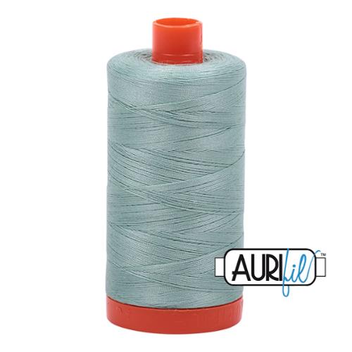 50wt Aurifil Lt Juniper 100% Cotton Mako Thread #MK50-2845