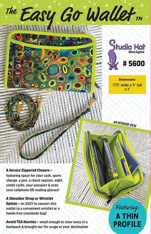 Easy Go Wallet Pattern SKD 5600 Studio Kat Design