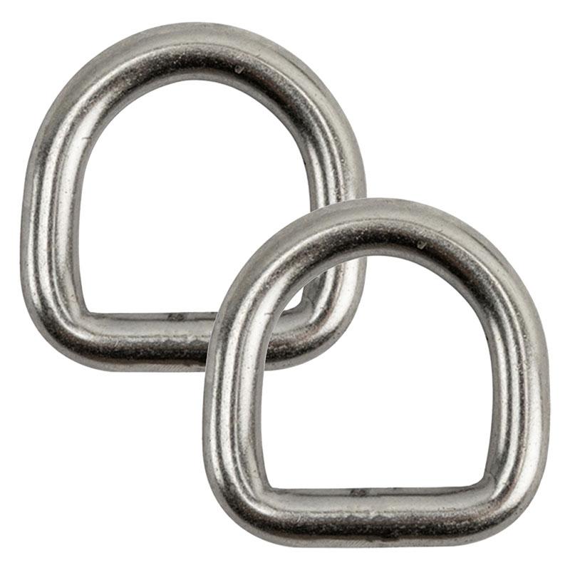 3/8" Nickel D-Rings 2ct SKD2038DRN Studio Kat Design