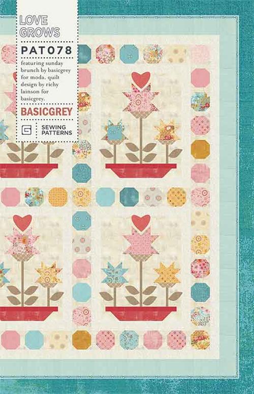 Love Grows G BG PAT078 by Basic Grey for Moda