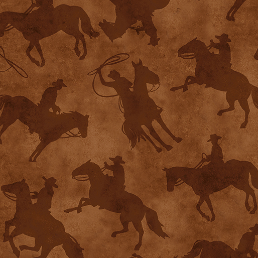108" Cowboys Saddle Brown 14483W-77 by KANVAS STUDIO for Benartex Fabrics