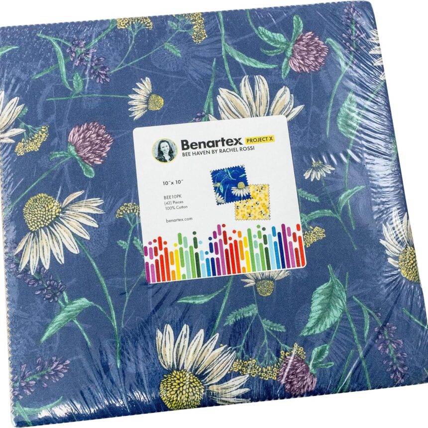Bee Haven Layer Cake BEE10PK by Rachel Rossi for Benartex