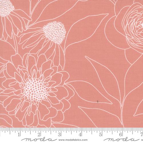 Botany Etched Floral Camellia 11557 15 by Alli K Design for Moda
