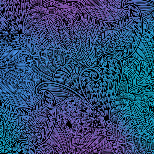 108" Opulence Mottled Multi 10230W-99 by Ann Lauer for Benartex