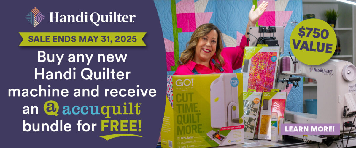 Handi Quilter May Promotion Accuquilt Bundle