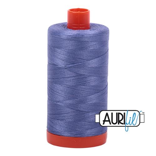 100% Cotton Mako Thread Dusty Blue Violet 50wt 1300m MK50 2525 by Aurifil