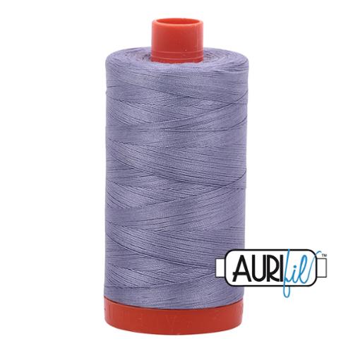 100% Cotton Mako Thread Grey Violet 50wt 1300m MK50 2524 by Aurifil