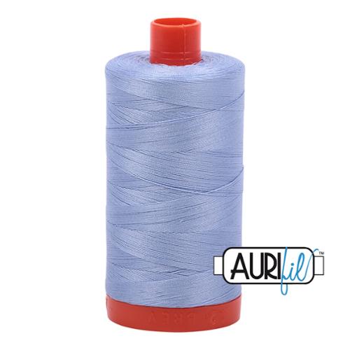 100% Cotton Mako Thread Lt Delft 50wt 1300m MK50 2770 by Aurifil