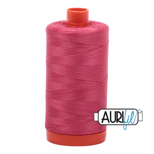 100% Cotton Mako Thread Med Peony 50wt 1300m MK50 2440 by Aurifil