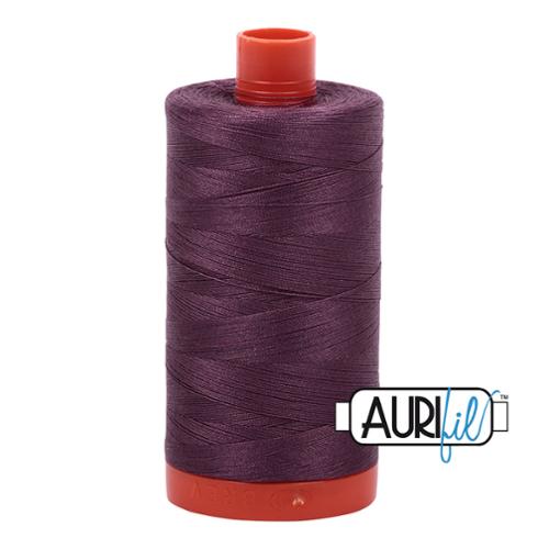 100% Cotton Mako Thread Mulberry 50wt 1300m MK50 2568 by Aurifil