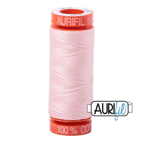 100% Cotton Mako Thread Pale Pink 50wt 200m BMK50 2410 by Aurifil