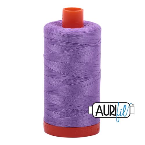 100% Cotton Mako Thread Violet 50wt 1300m MK50 2520 by Aurifil
