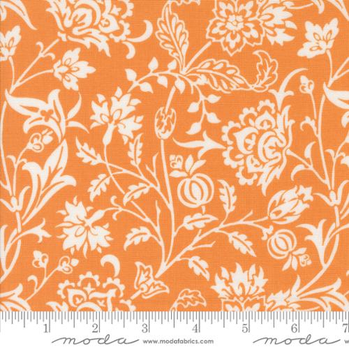 108" Agatha Road Pumpkin 108032 12 by Fig Tree Co for Moda