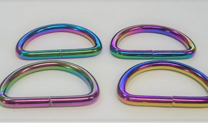 Large D-rings Rainbow #NOT94MU by Pam Damour