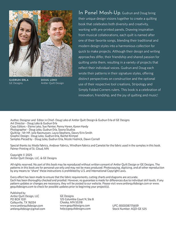 Panel Mashup! AQD GE525 by Doug Leko for Antler Quilt Design