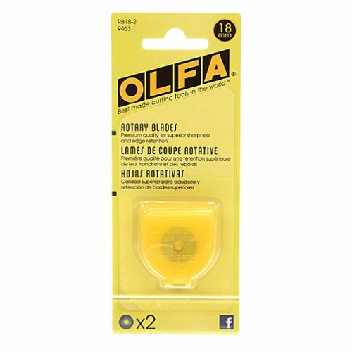 18MM Rotary Cutter Blades 9463 RB18-2 by Olfa