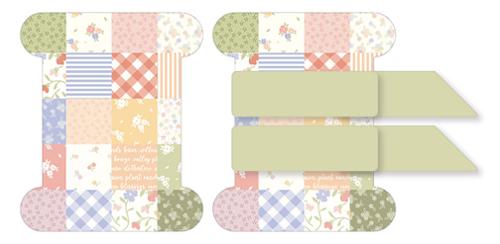 Binding Holder Pastel Prairie Small MSQL 133N by Heather Briggs for My Sew Quilty Life