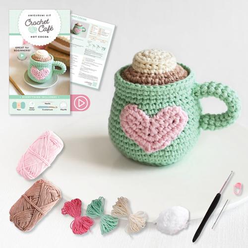Crochet Cafe Hot Cocoa 70489 by Schiffer Publishing