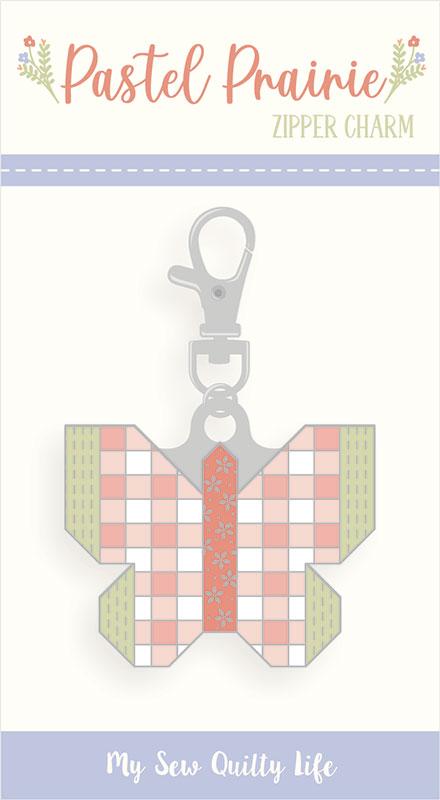 Pastel Prairie Zipper Pull Butterfly MSQL 127N by Heather Briggs for My Sew Quilty Life