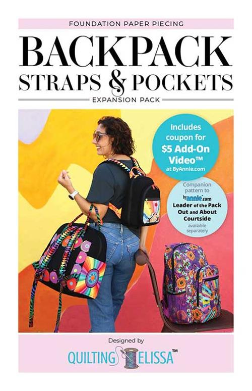 Backpack Straps and Pockets Pattern PBA QE104 By Annie Unrein for Patterns by Annie
