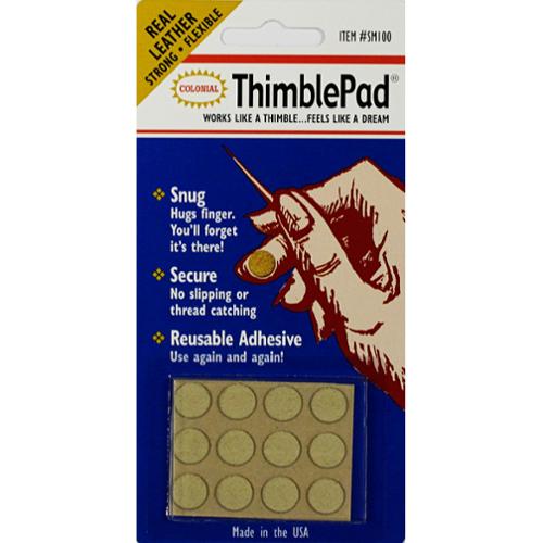 Thimble Pads Real Leather SM 100 by The Colonial Needle