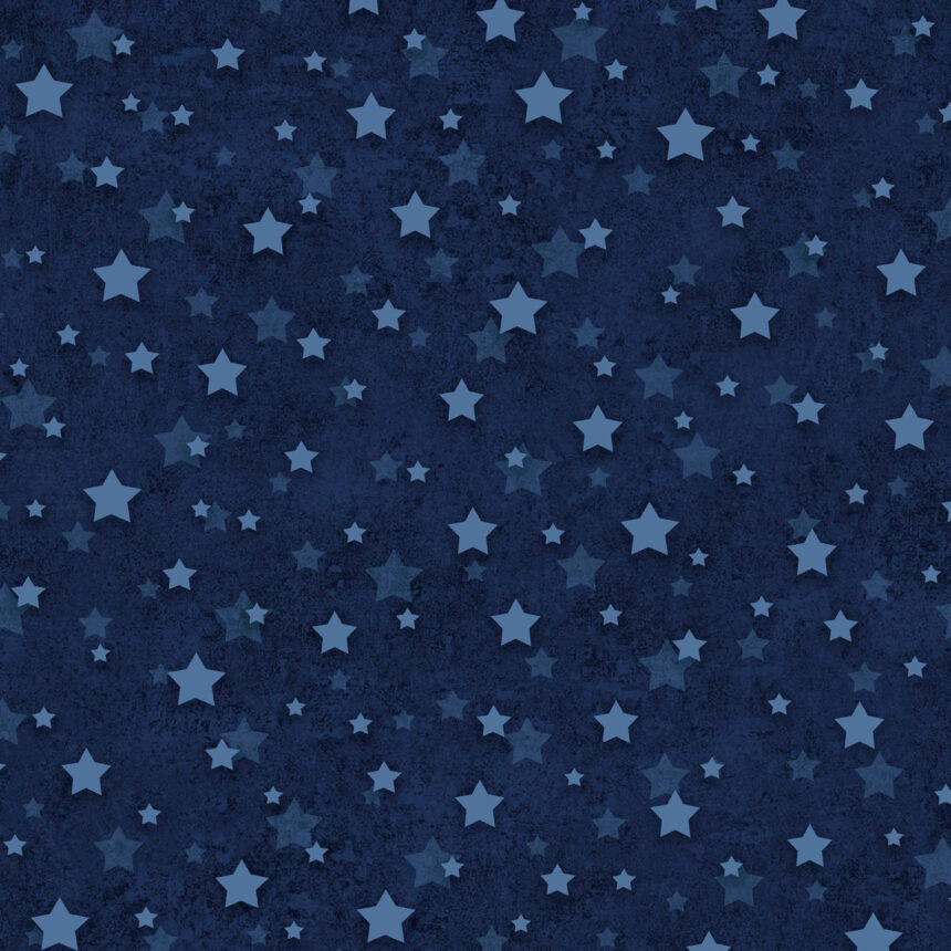 108 inch Star Spangles Stars Dark Blue STSW 6170 DB Wide Back