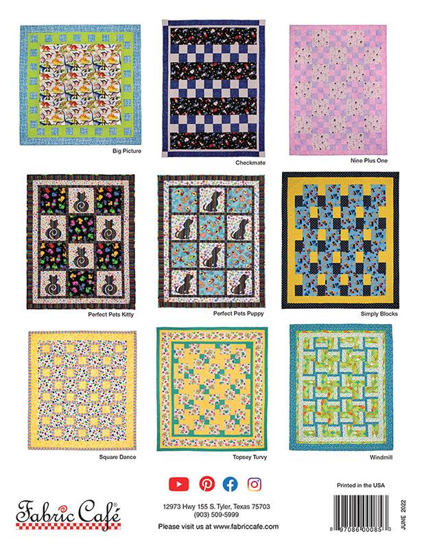 3-Yard Quilts for Kids Book FC 032242 by Donna Robertson for Fabric Cafe