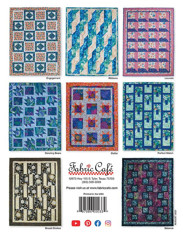 3 Yard Quilts on the Double Book FC 032141 by Donna Robertson for Fabric Cafe