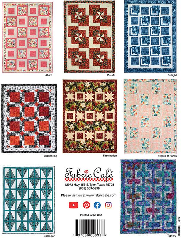 The Magic of 3-Yard Quilts Book FC 032243 by Fabric Cafe