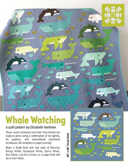 Whale Watching Pattern G EH 087 by Elizabeth Hartman for Patterns by Elizabeth Hartman