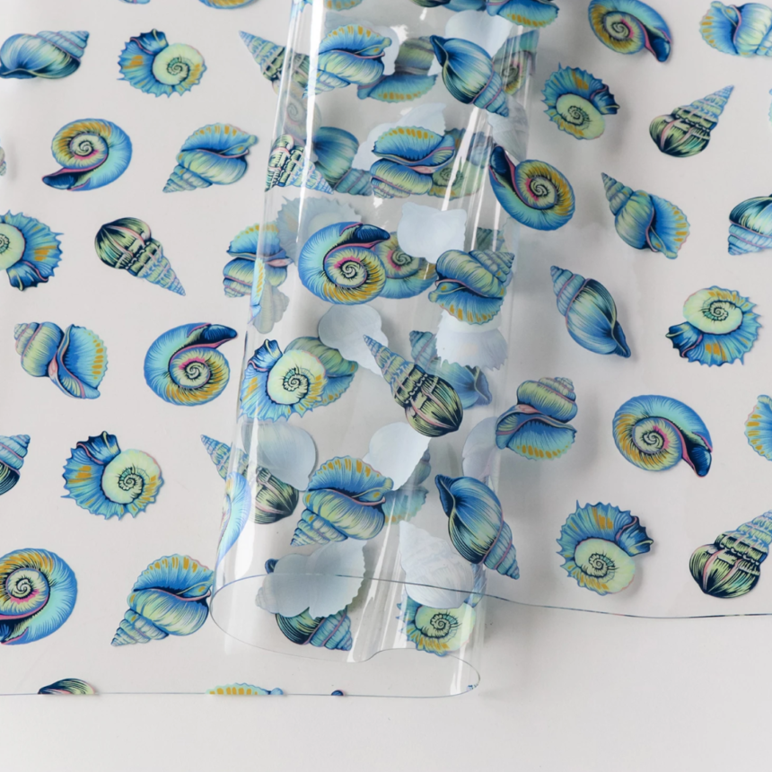 Tula Pink Floral Reef Collection: Lil' Shelly Vinyl 1/2 Yard Cut HCVTPLI by Tula Pink for Sallie Tomato