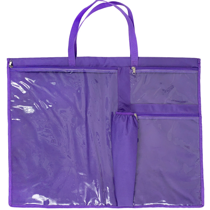 Ruler Storage Tote Bag Purple TGQ063 by ToteOlogy
