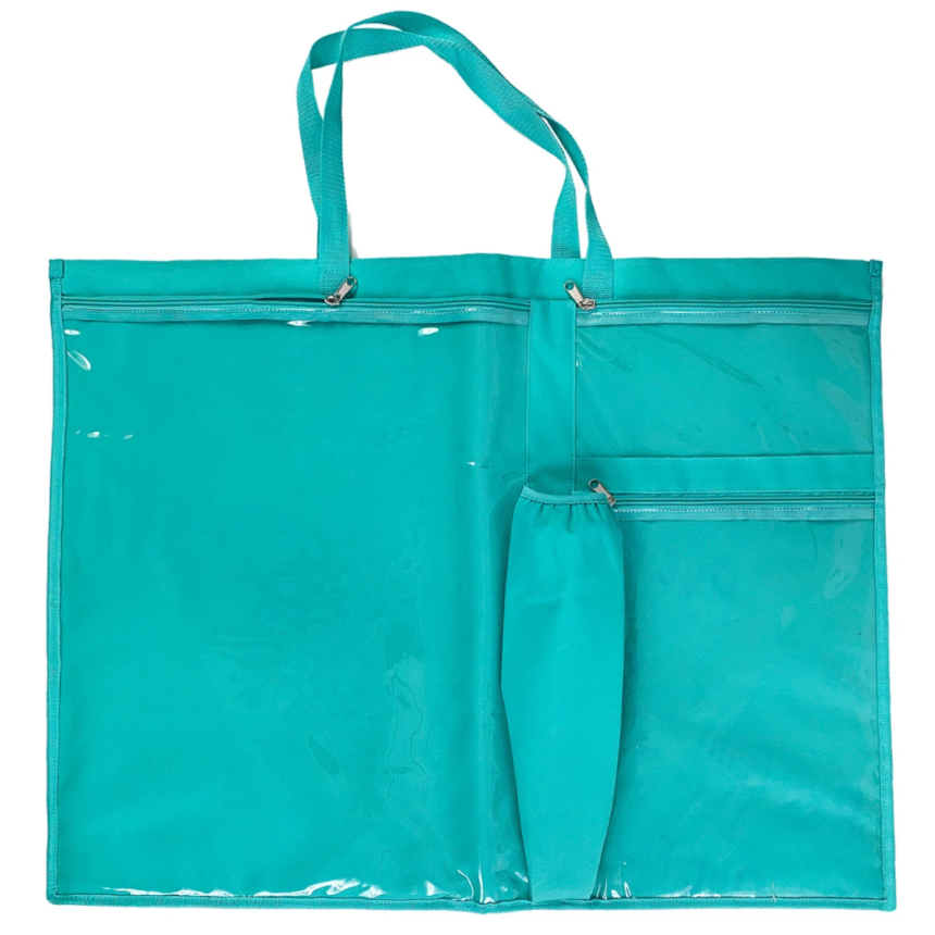 Ruler Storage Tote Bag Teal TGQ065 by ToteOlogy