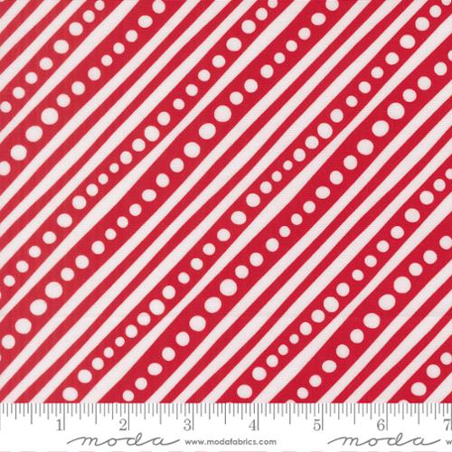 Snow Time Poinsettia Red 22504 14 by Me And My Sister Designs for Moda