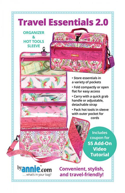 Travel Essentials 2.0 Pattern PBA 201-2 By Annie Unrein for Patterns by Annie