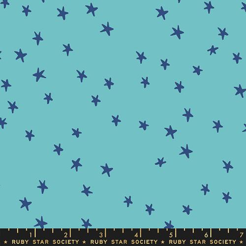 108" Wide Back Starry Turquoise RS4111 43 by Alexia Abegg for Moda