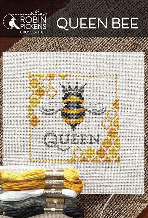 Queen Bee Cross Stitch RPCSP QB414 by Robin Pickens