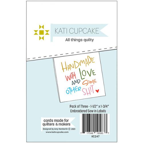 Sew in Labels Made With Love & Some Other Shit KC247 by Kati Cupcake