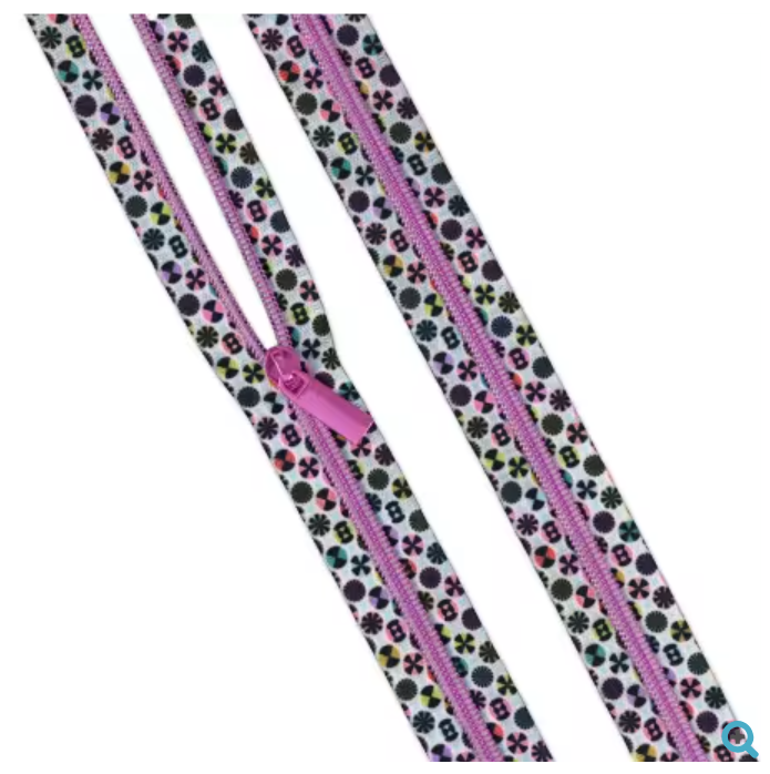 Tula Pink Prince Charming Deja Vu Collection: 3 Yards of #5 Zippers Taffy # ZBY5C142