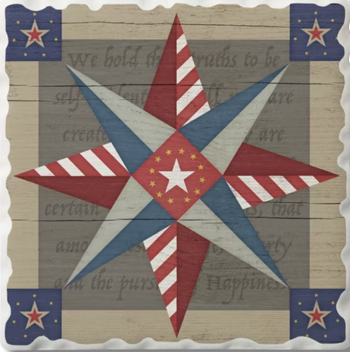 American Guiding Star Single Tile Coaster 02-01632 by Thirstystone