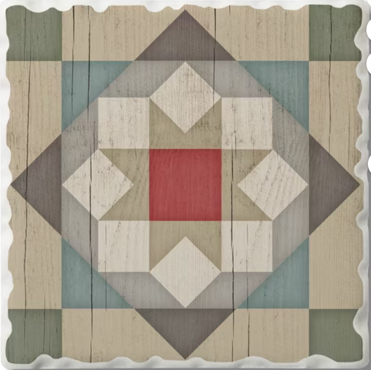 Barn Star Single Tile Coaster 02-01633 by Thirstystone