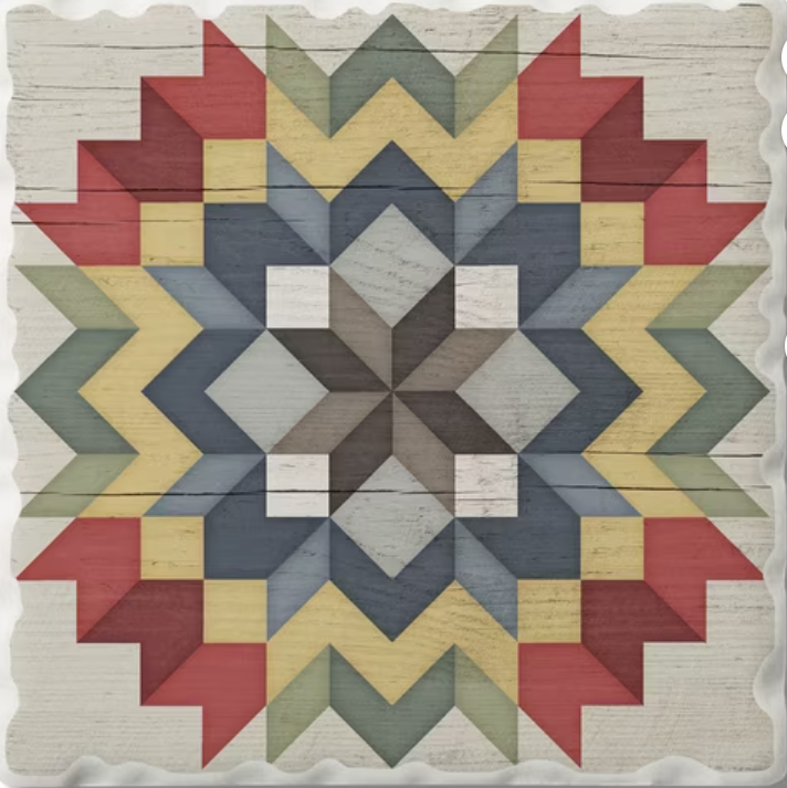 Carpenters Star Single Tile Coaster 02-01634 by Thirstystone
